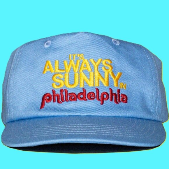 It's Always Sunny In Philadelphia Phillies Baseball Themed Sitcom Hat Brand New - Picture 1 of 5